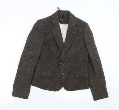 Marks and Spencer Damen Grün Polyestermischung Blazer Größe 10