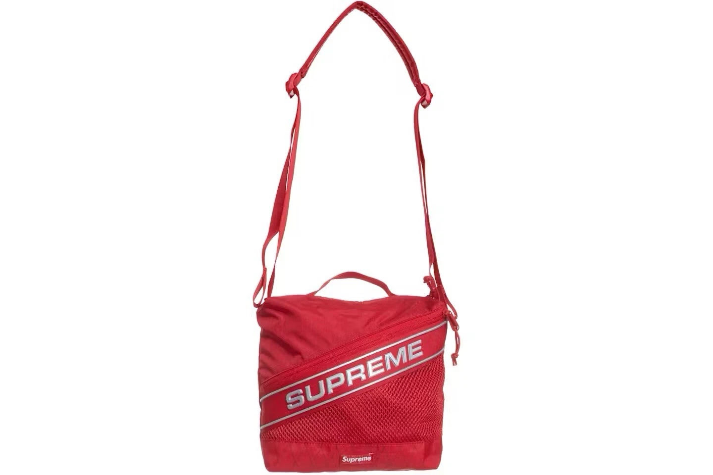 Sac à bandoulière logo suprême   Rouge