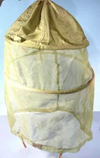 WWII 1944 Military Mosquito Insect Headnet with Cover