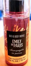 Bath  Body Works Emily In Paris Champagne In Paris travel 2.5oz Mini Spray Mist