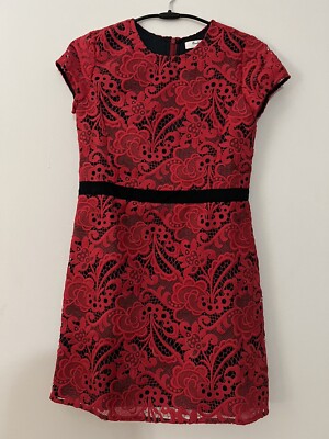 Brooks Brothers Girls Preowned dress Size 12 Red Color