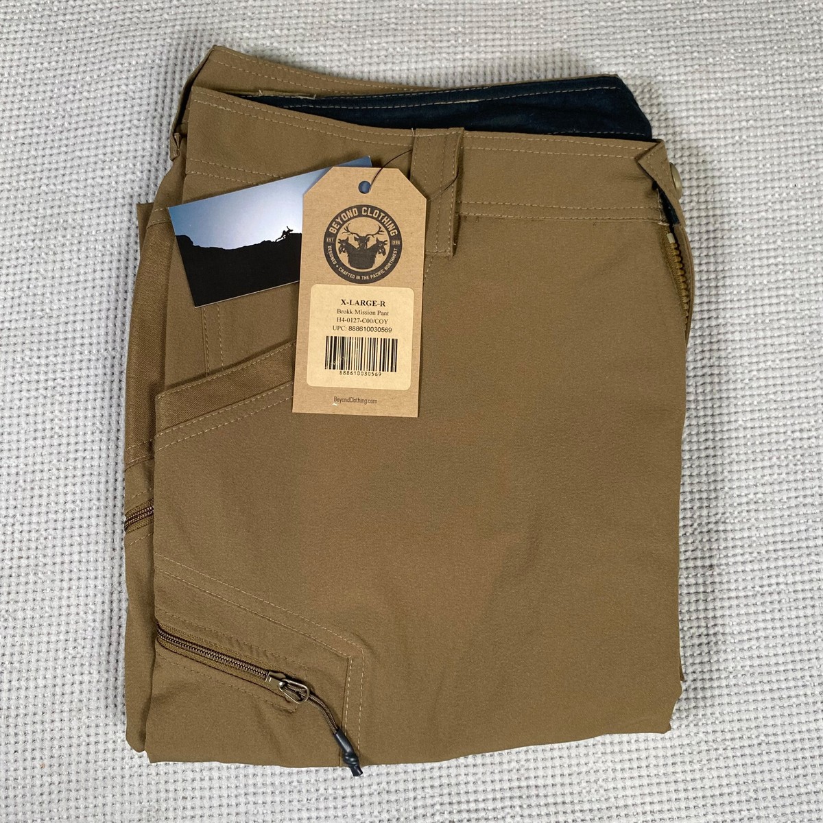 Beyond Clothing A5 Brokk Mission Pant L5 Shell Durastretch Coyote