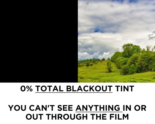 For Peugeot 5008 2009-2016 Pre Cut Window Tint Rear 0% Blackout Film - Picture 2 of 10