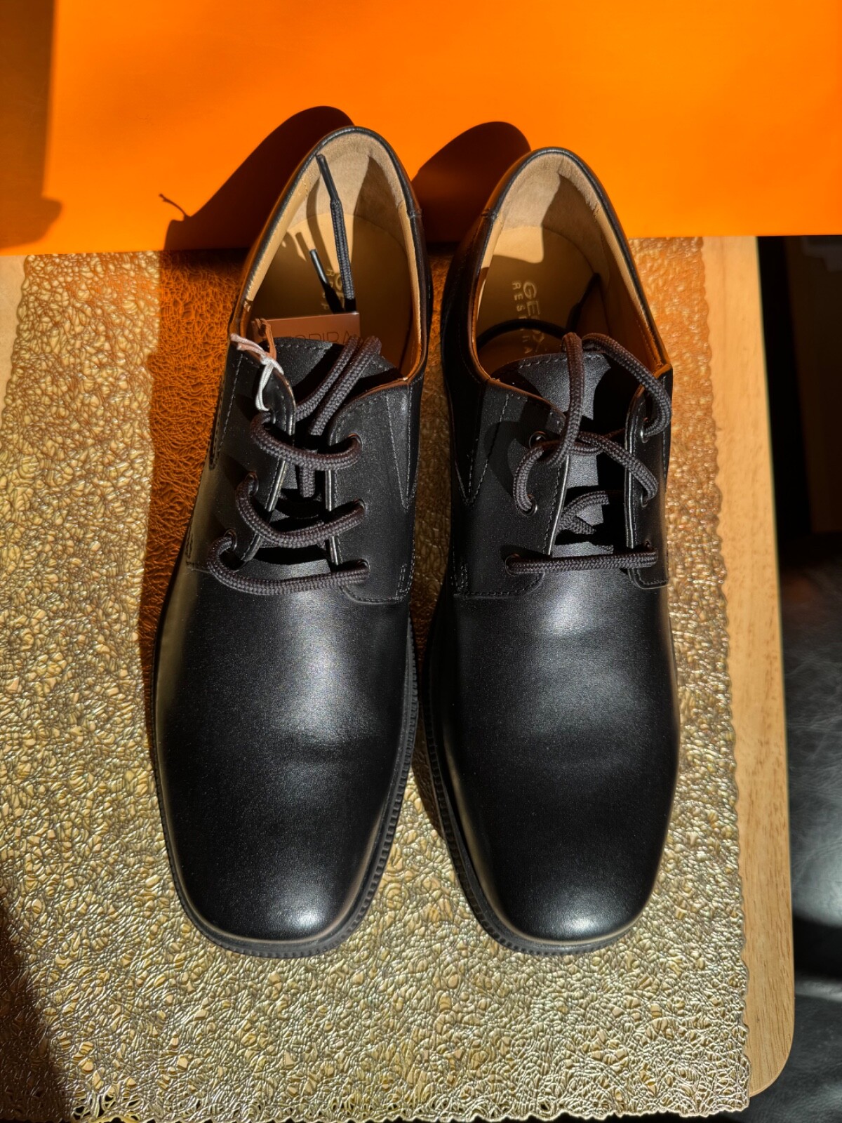 Geox J Federico Oxford Boys Leather Shoes Lace Up size 41 image 7