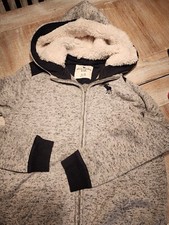 Abercrombie Fitch Kids Zip Up Lined Hoodie Youth Size 13/14