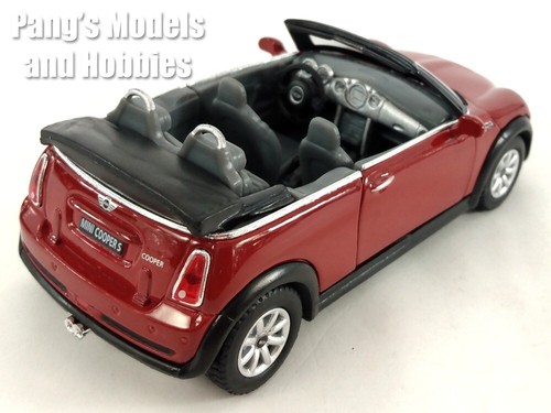 Mini Cooper S Convertible 1/28 Scale Diecast Model by Kinsmart - Red - Picture 11 of 12