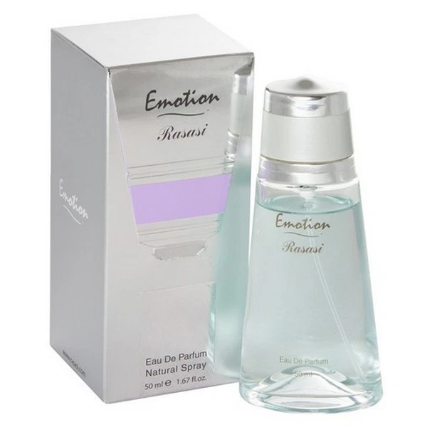 NEW RASASI EMOTION EAU DE PARFUM FOR WOMEN WITH WORLDWIDE SHIPPING OPTION 50 ML