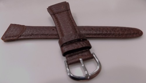 New Brown 20mm Watch Band Genuine WATER RESISTANT Padded Leather Fits Expedition