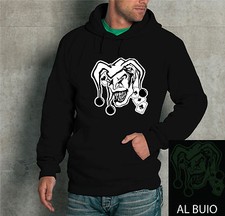 FELPA CON CAPPUCCIO UNISEX JOKER ASSI "LUMINESCENTE". NOVITA'!! UOMO DONNA
