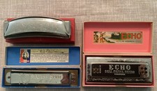 Pre War Hohner Harmonica Collection Set of 3 Made In Germany 6 point star