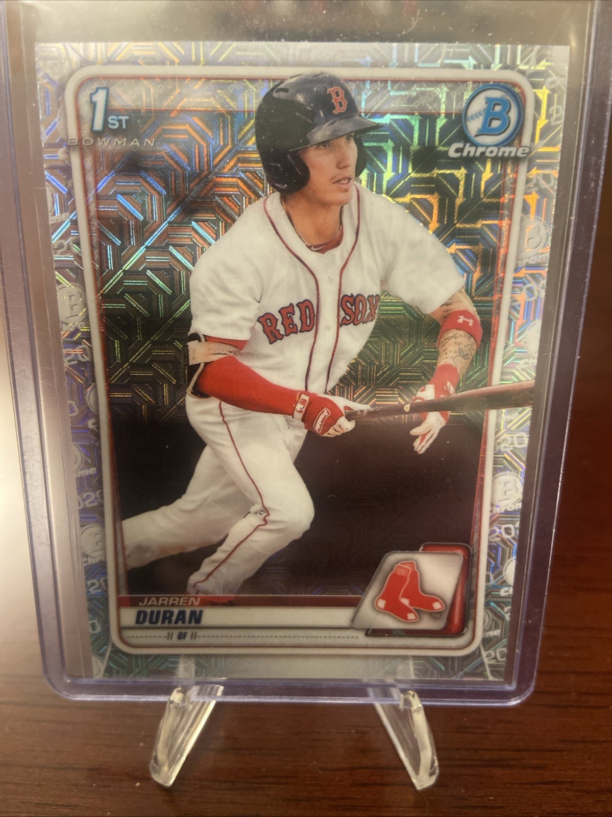 2020 Bowman - Chrome Prospects Jarren Duran #BCP-144 Mojo Refractor (RC)