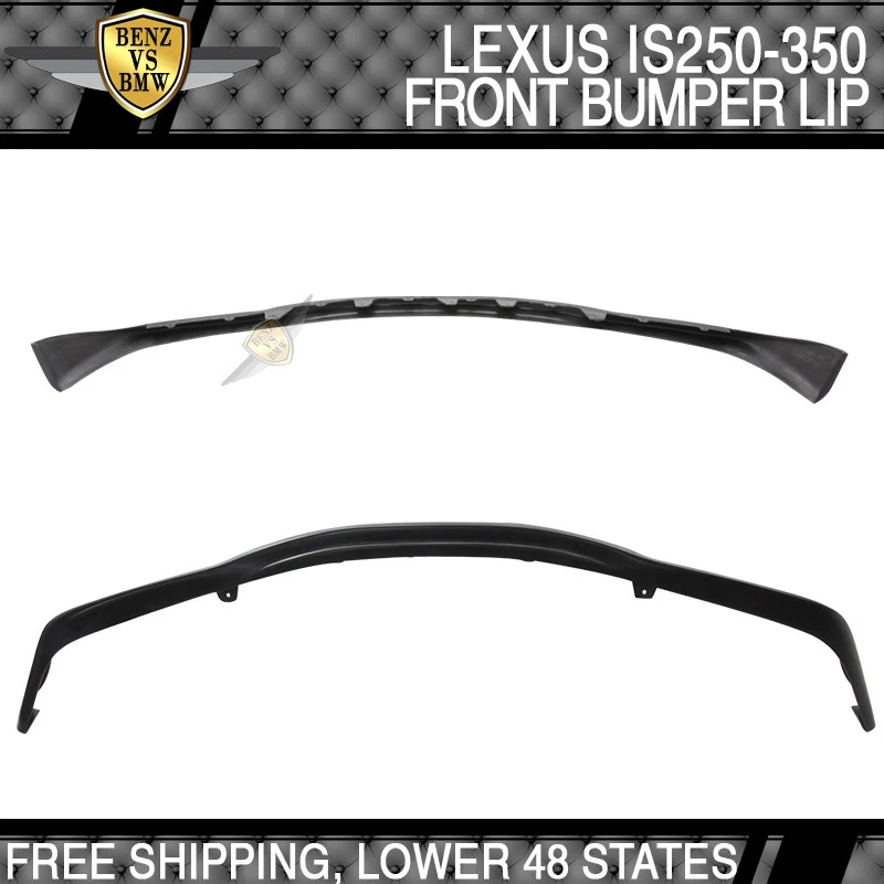 Fit 06-08 Lexus IS250 IS350 Front Bumper Lip Spoiler OE Style PU Foto 4 de 4