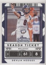 2020 Panini Contenders Draft Picks Devlin Hodges #33 01c9