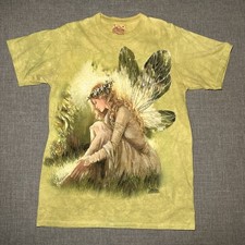 The Mountain Fairy T-Shirt M Green Tie Dye Fa...