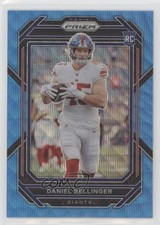 2022 Panini Prizm Rookies Blue Wave Prizm 15/199 Daniel Bellinger #364 14cm