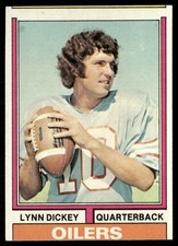 Lynn Dickey 1974 Topps #252 RC Houston Oilers EX MC