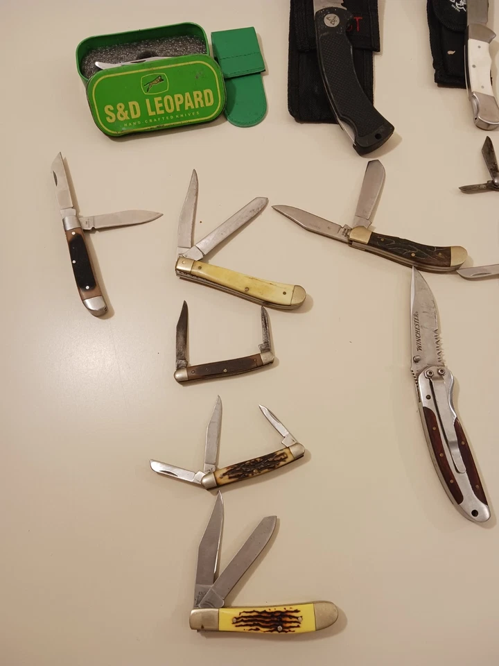 Lot 18x Pocket Knives Old Timer Uncle Henry Cutlery Winchester Minis Vintage - Image 4 of 4