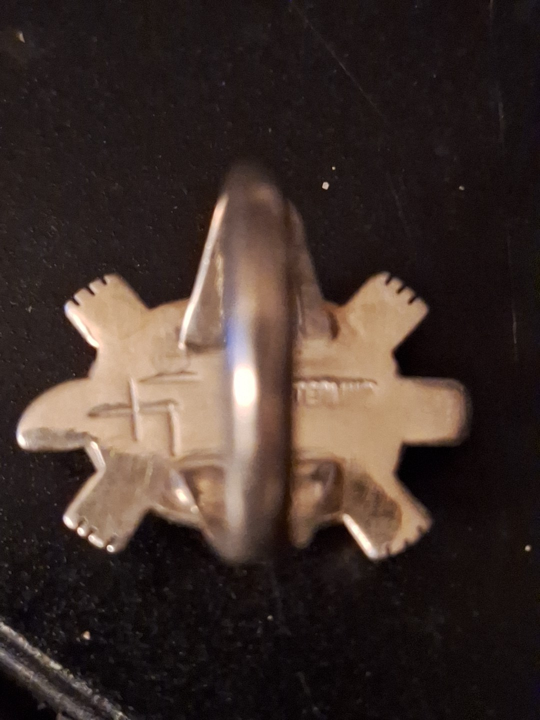 Vintage Signed Native American Turquoise Navajo T… - image 3