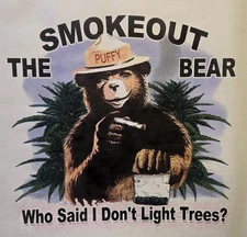 SMOKE OUT WHO SAID I DON'T SMOKE WEED POT LEAF MARIJUANA  POCKET SHIRT #MJ-12