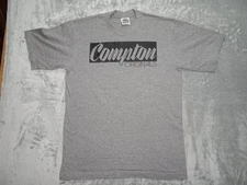 Pro 5 Athletic Compton Originals Men's Gray Large Cotton Blend T-Shirt