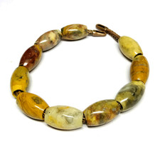 10 Pcs Natural Crazy Lace Agate Gemstone Big Hole Beads Large Hole Beads 17x12mm