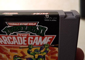 Teenage Mutant Ninja Turtles II The Arcade Game NES Nintendo TMNT 1990 WORKS