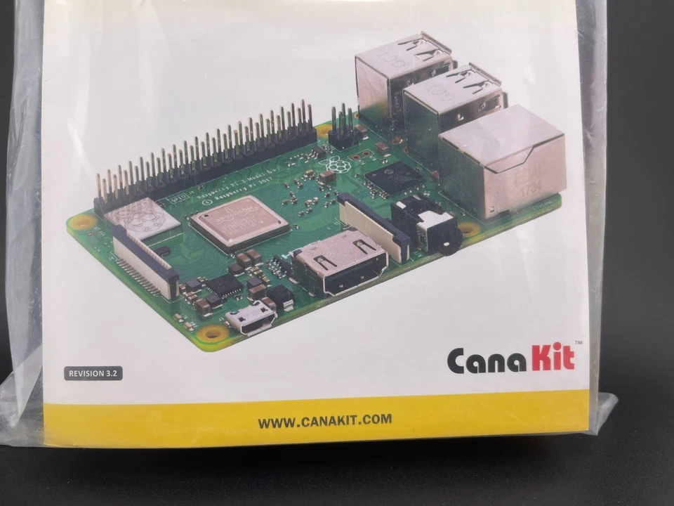 Raspberry Pi 3 Model B+ 1.4GHz Quad Core WiFi Bluetooth + Case + Power + Switch - Image 3 of 4