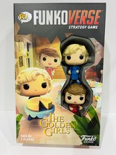 POP Funkoverse Strategy Game The Golden Girls #100 Blanche & Rose NEW Complete
