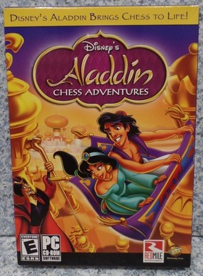 Video Game PC Disney Aladdin Chess Adventures 2005 #4 NEW Box see pics