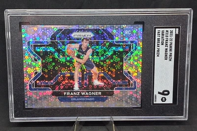 2021-22 Panini Prizm Franz Wagner Variation Fast Break #310 Rookie RC SGC 9 POP8 - Bild 1 von 4