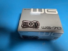 Ricoh WG-70 Black Waterproof Digital Camera. New in opened box.