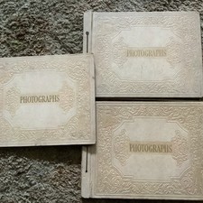 3 Vintage Photo Albums 15 1/2 X 11.75” Please Read