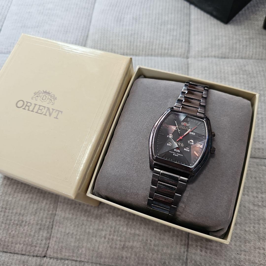 ORIENT Three Star Automatic Wind Day Date Analog … - image 1