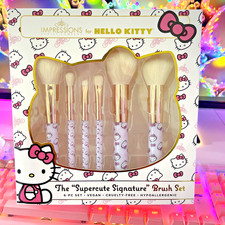 Impressions Vanity x Sanrio Hello Kitty Supercute Signature 6 Makeup Brush Set