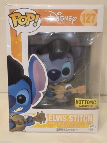 Funko Pop Disney Elvis Stitch #127 Hot Topic Exclusive Lilo & Stitch
