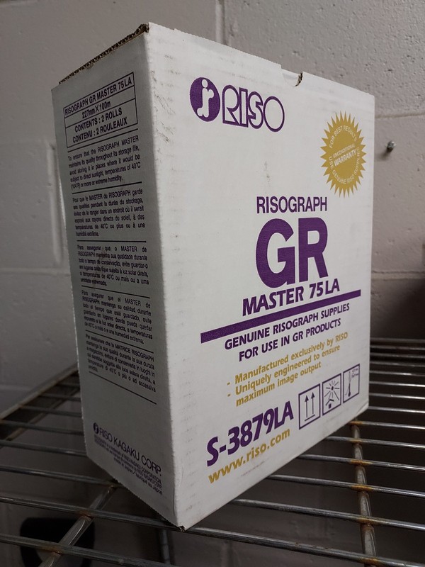 Genuine RisoGraph Master 75 LA Master Rolls S-3879L  S3879LA