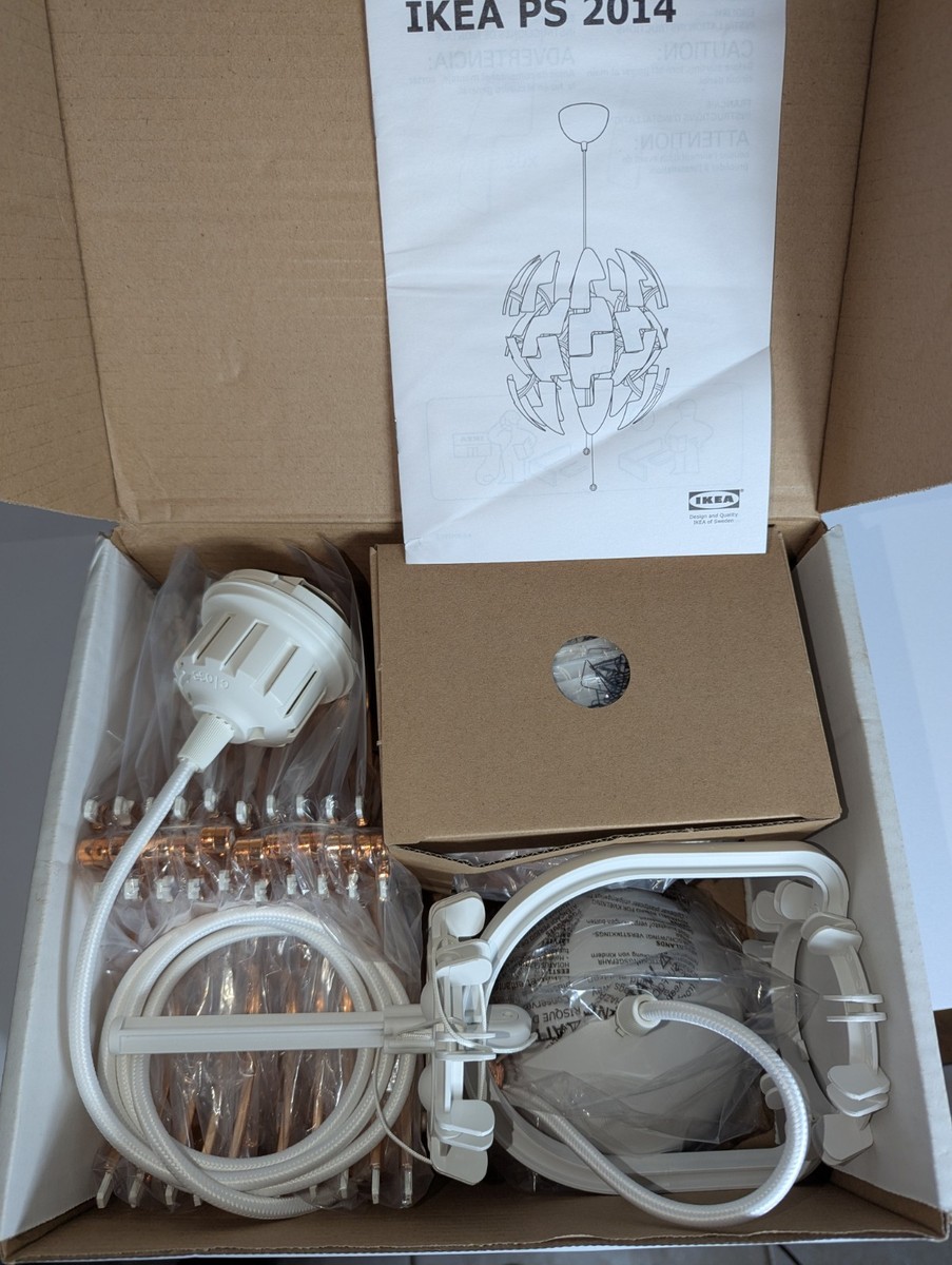 B073 PAWNSとなります Brand New IKEA IKEA PS 2014 Pendant Lamp White Silver Color