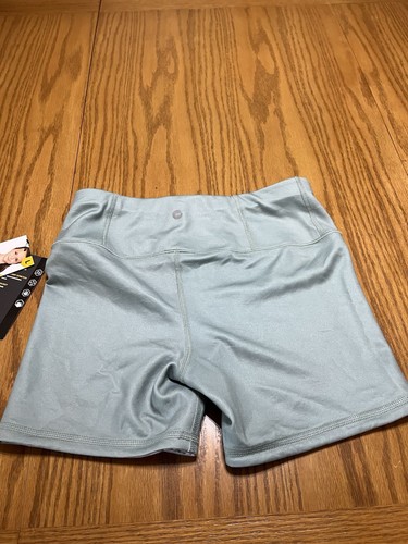 NWT Avia L(10-12) Girls/womens Green Reversible Bike Shorts Moisture Wicking - Picture 14 of 22