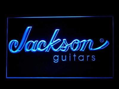 Jackson Guitars Electric Acoustic Music Led Neon Light Sign for recording studio