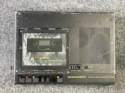 Marantz PMD222 Portable Cassette Tape Recorder Without Charger - Black