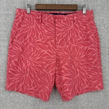 Vineyard Vines Swim Shorts Mens 32 Pink Floral Lined Pockets Stretch Performance