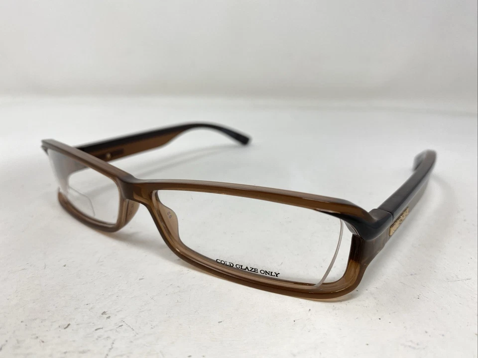 Marco de gafas de borde completo de plástico marrón claro Diesel DV 0111 V0N 54-12-135 N404 Foto 2 de 4