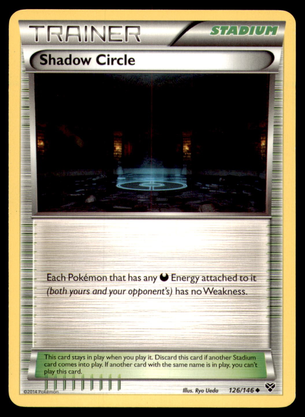 Shadow Circle 126/146 XY Base Set 2014 Ryo Ueda