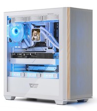 darkFlash DS900WS 2025 ATX PC Case, Genuine Walnut Wood, High Airflow, Pre-I...