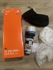 Sony FE 200-600mm F/5.6-6.3 G OSS Lens - White