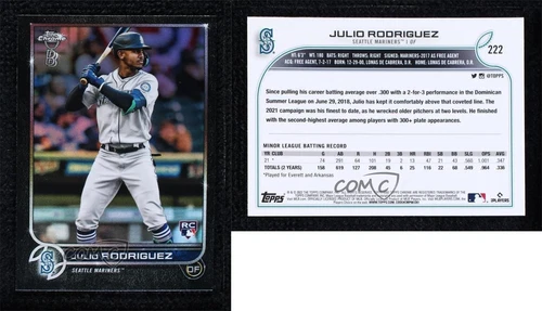 2022 Topps Chrome Ben Baller Edition SP Julio Rodriguez #222 Rookie RC