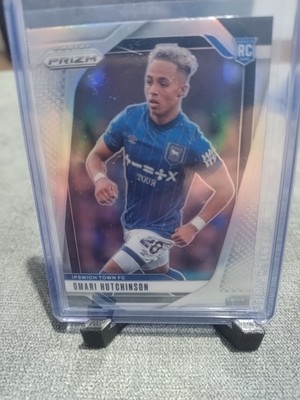 24-25 Panini Prizm Premier League Omari Hutchinson Silver Prizm Rookie Card #277