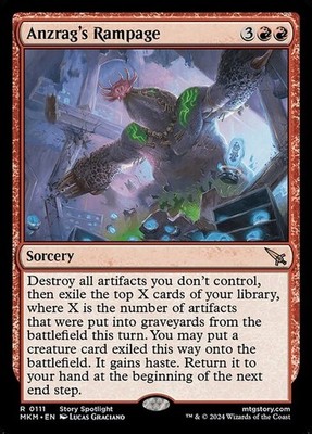 Anzrag's Rampage ~ Murders at Karlov Manor [ NM ] [ Magic MTG ]