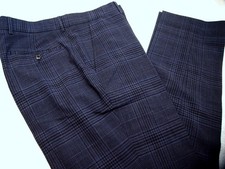 Todd Snyder Navy Glen Plaid Wool Blend Sutton Trouser Pant NWT 248 34 x 32