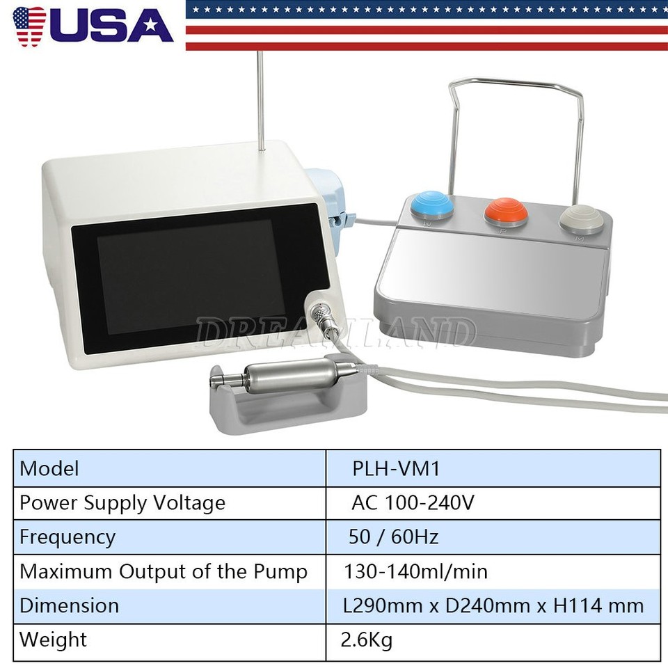 CICADA Surgical Pro Dental Implant Motor With 20:1 Contra-Angle Handpiece – 40,000 RPM, 8 Programs